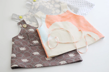 Load image into Gallery viewer, Baby Pinafore Top + Bloomers Digital Pattern Set - PDF Tutorial