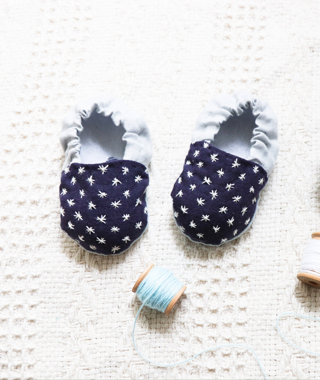 Sashiko Baby Booties - PDF Tutorial